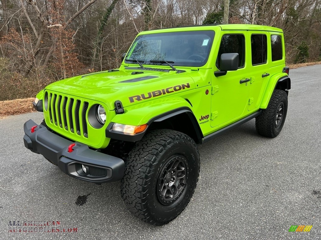 2021 Wrangler Unlimited Rubicon 4x4 - Limited Edition Gecko / Black photo #2