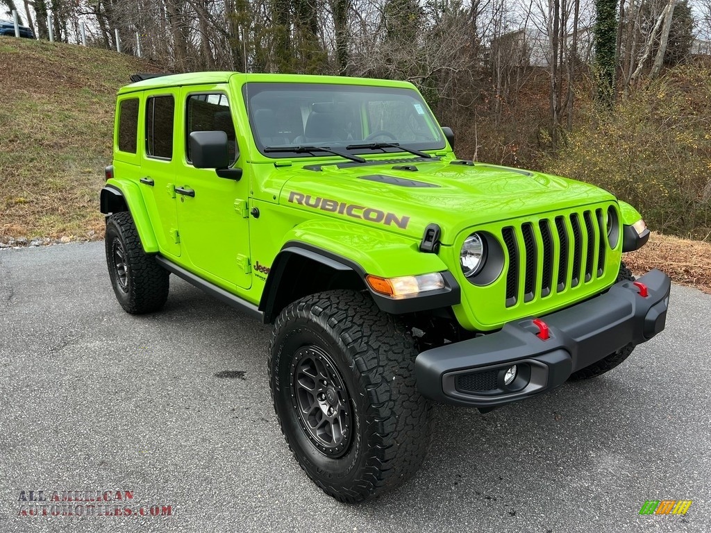 2021 Wrangler Unlimited Rubicon 4x4 - Limited Edition Gecko / Black photo #4