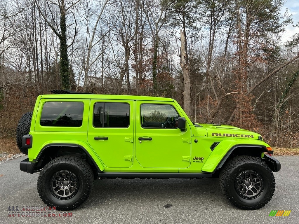 2021 Wrangler Unlimited Rubicon 4x4 - Limited Edition Gecko / Black photo #5