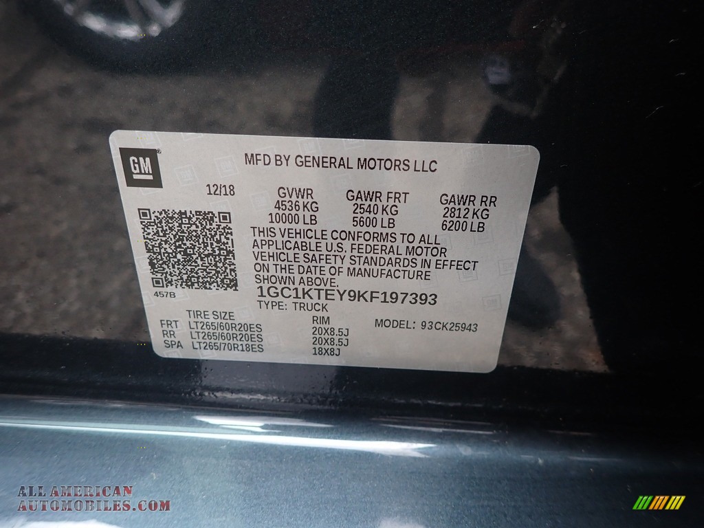 2019 Silverado 2500HD LTZ Crew Cab 4WD - Graphite Metallic / Cocoa/­Dune photo #14