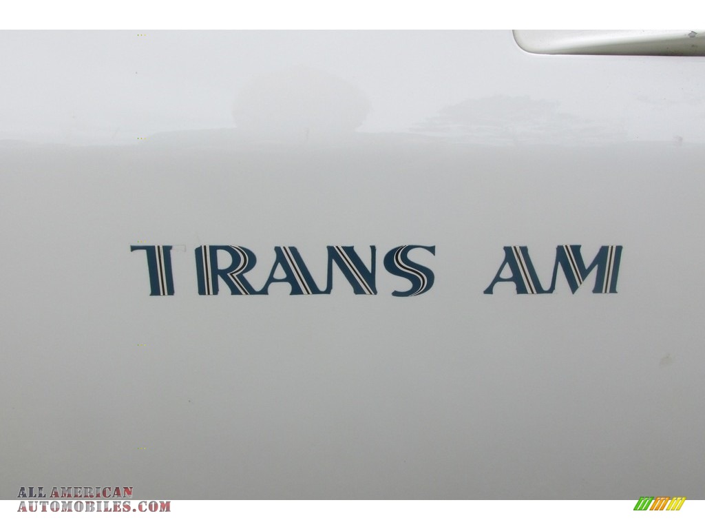 1971 Firebird Trans Am - White / Sandalwood photo #12