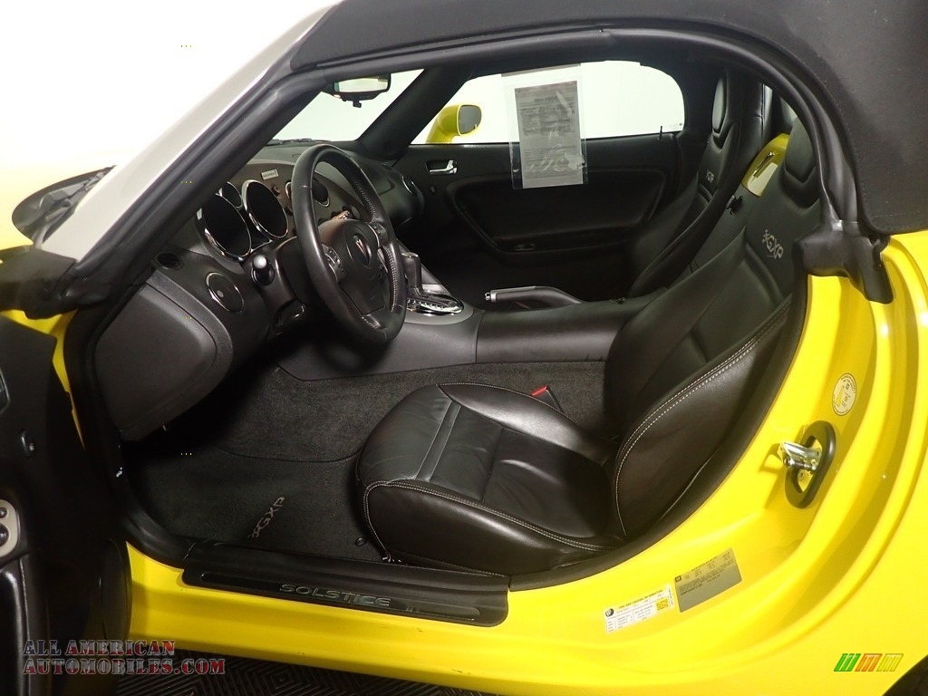 2008 Solstice GXP Roadster - Mean Yellow / Ebony photo #18