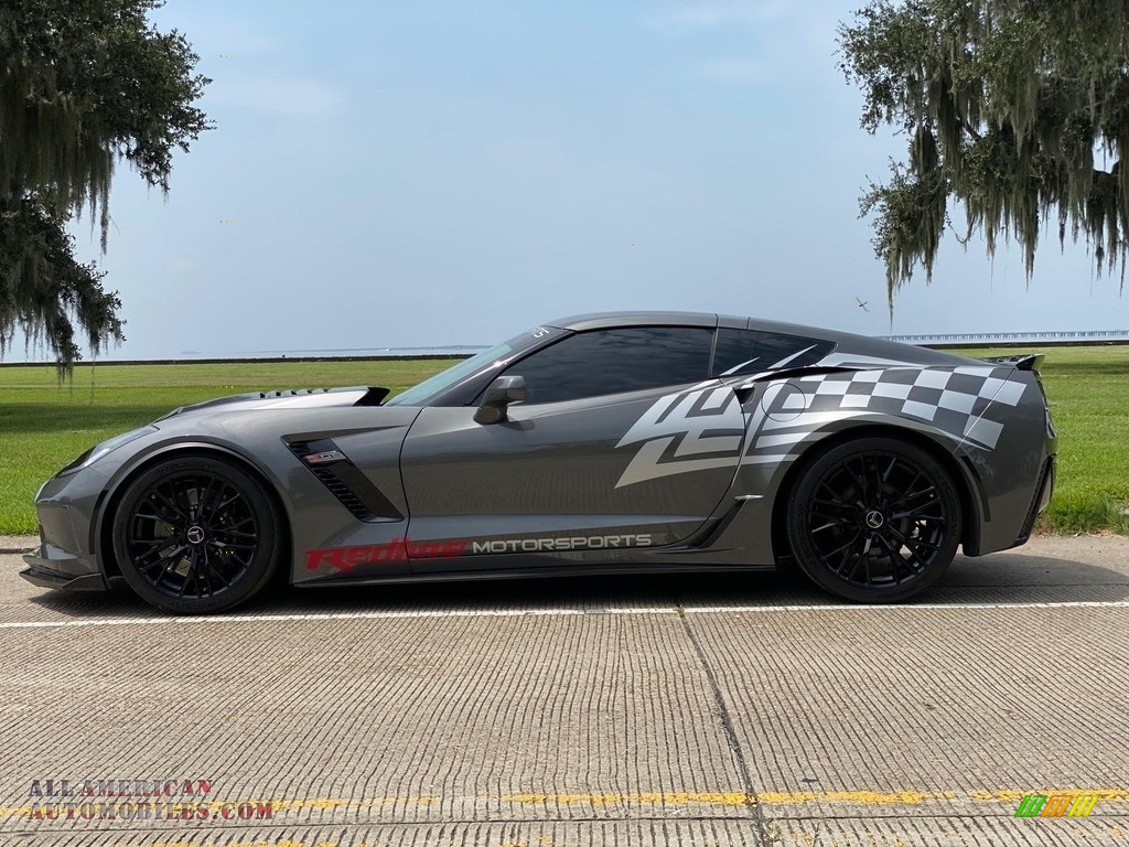 2015 Corvette Z06 Coupe - Shark Gray Metallic / Kalahari photo #5