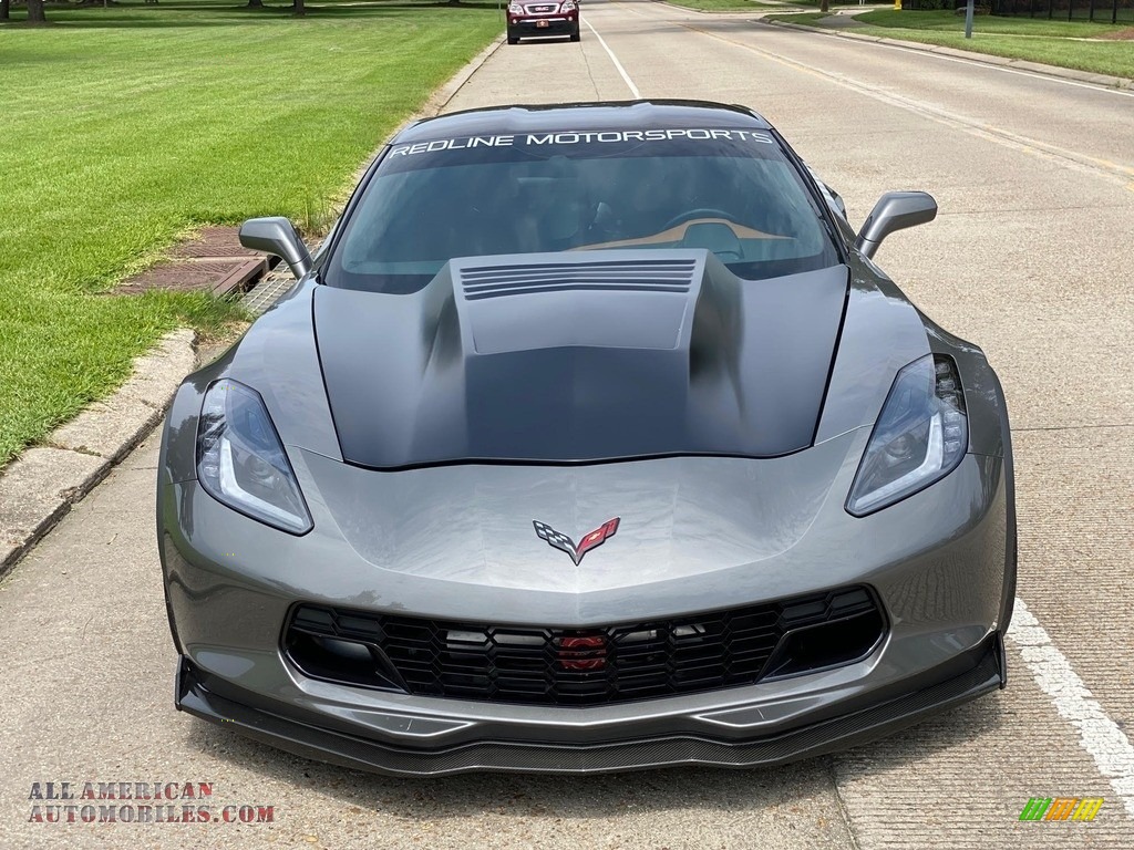 2015 Corvette Z06 Coupe - Shark Gray Metallic / Kalahari photo #6