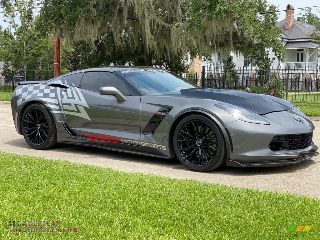2015 Corvette Z06 Coupe - Shark Gray Metallic / Kalahari photo #7