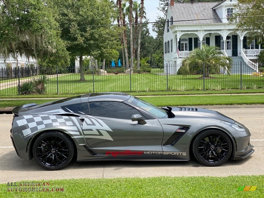 2015 Corvette Z06 Coupe - Shark Gray Metallic / Kalahari photo #8