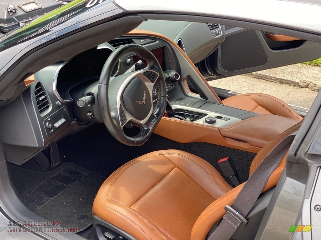 2015 Corvette Z06 Coupe - Shark Gray Metallic / Kalahari photo #11