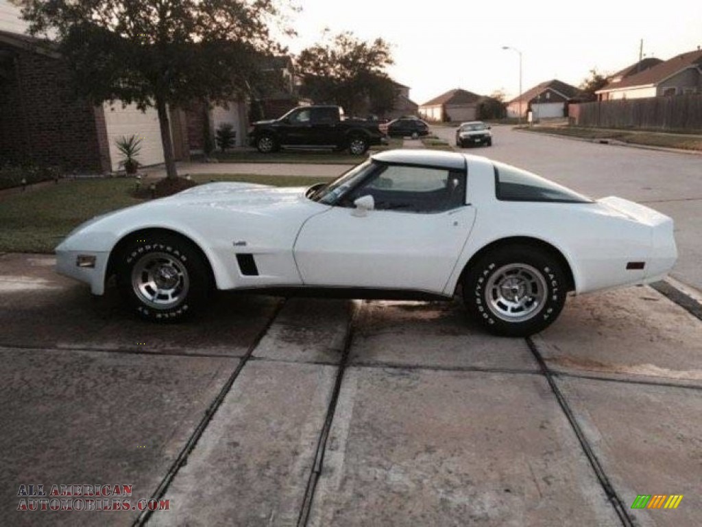 1980 Corvette Coupe - White / Claret photo #1