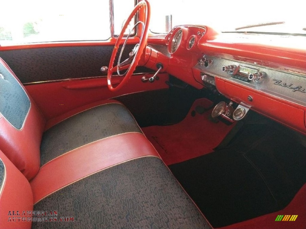 1957 Bel Air Hard Top - Vermillion Red / Red/Black photo #2