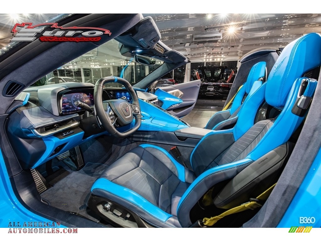 2022 Corvette Stingray Convertible - Rapid Blue / Tension Blue/­Twilight Blue Dipped photo #15