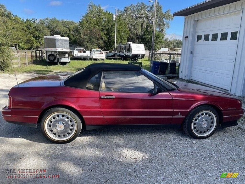 Pearl Red / Natural Beige Cadillac Allante Convertible