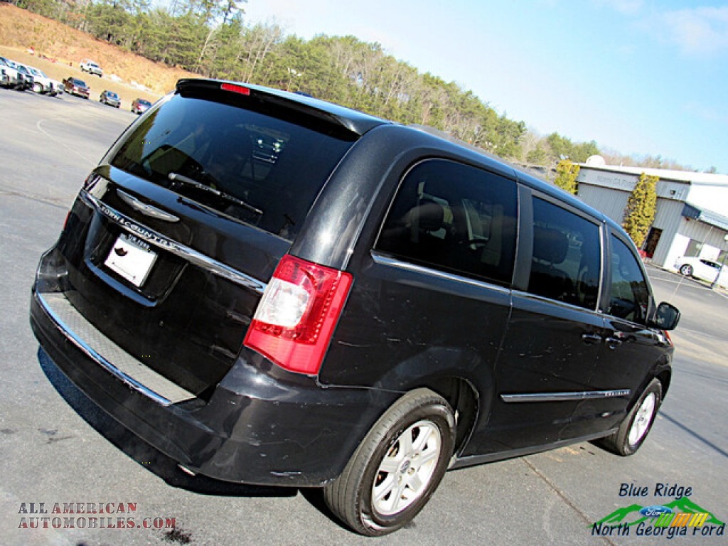 2012 Town & Country Touring - Brilliant Black Crystal Pearl / Black/Light Graystone photo #27