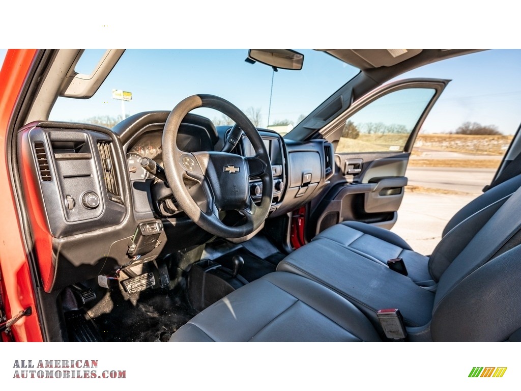 2017 Silverado 2500HD Work Truck Double Cab 4x4 - Red Hot / Dark Ash/Jet Black photo #17