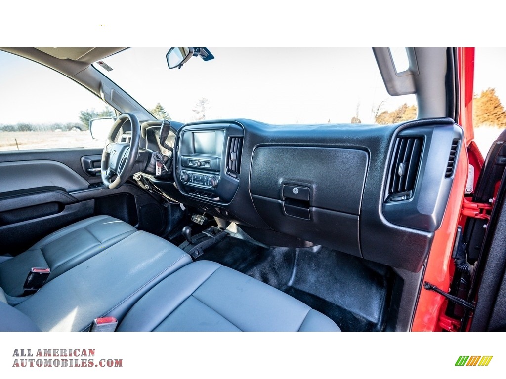 2017 Silverado 2500HD Work Truck Double Cab 4x4 - Red Hot / Dark Ash/Jet Black photo #23
