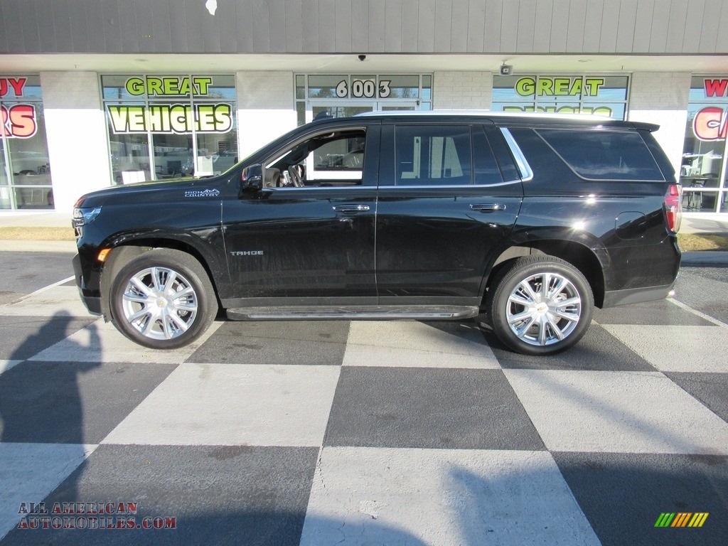 Black / Jet Black Chevrolet Tahoe High Country 4WD