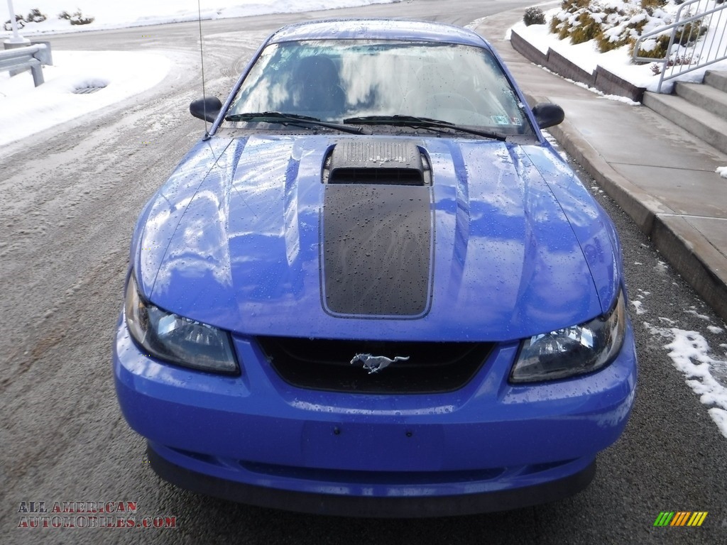 2004 Mustang Mach 1 Coupe - Azure Blue / Dark Charcoal photo #14