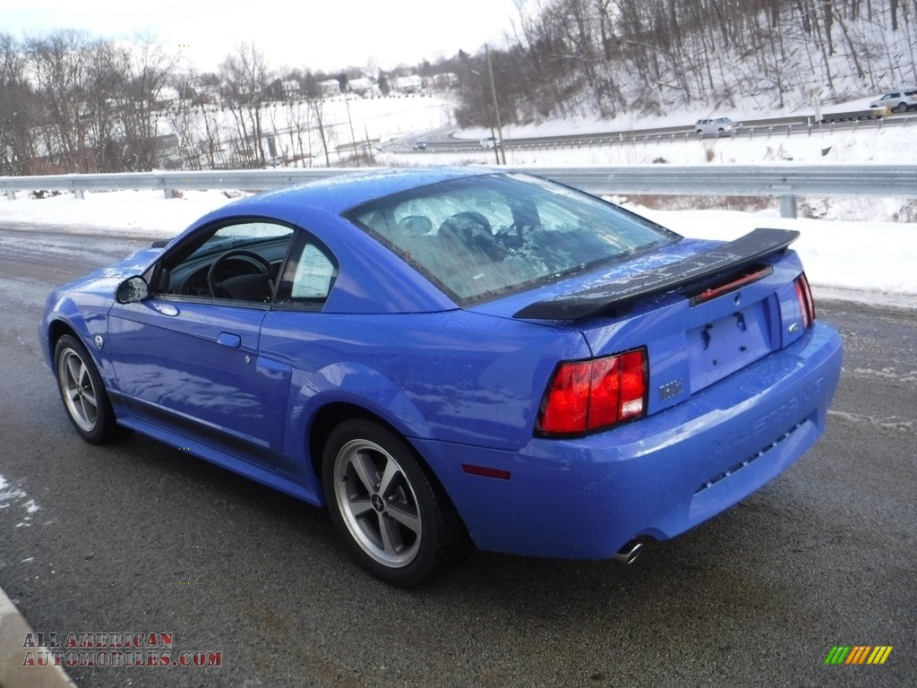 2004 Mustang Mach 1 Coupe - Azure Blue / Dark Charcoal photo #17