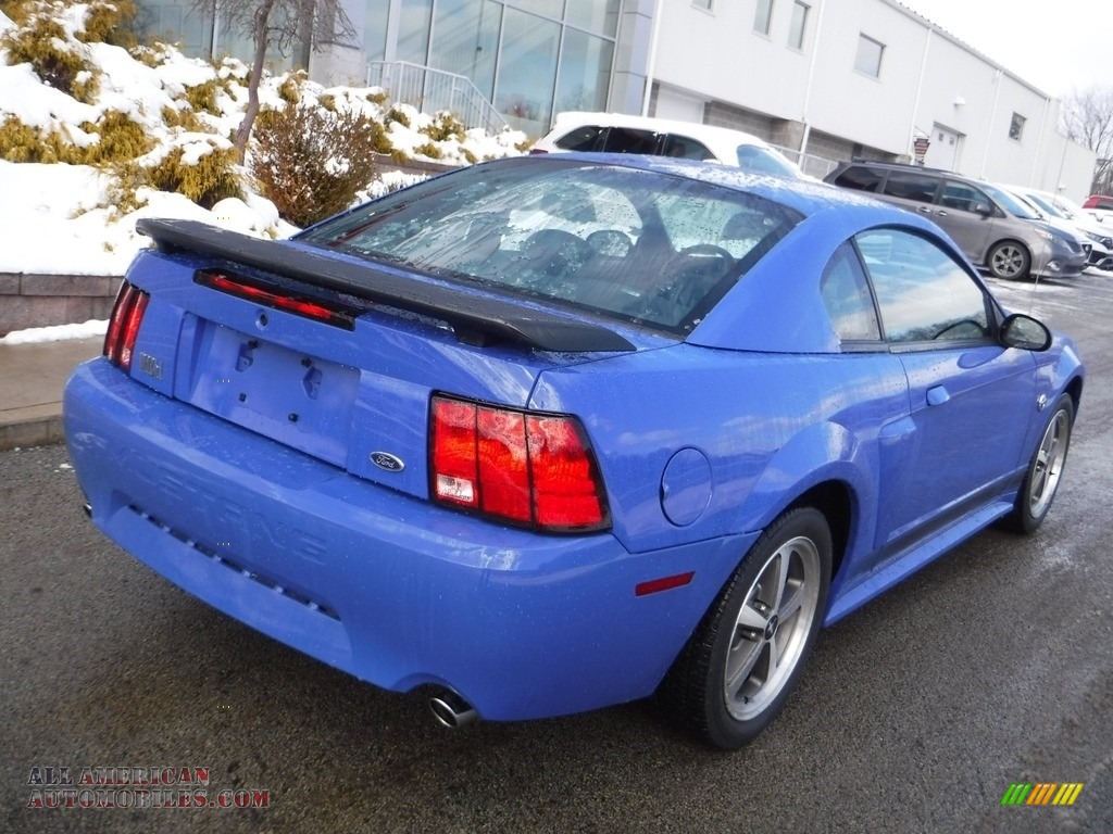 2004 Mustang Mach 1 Coupe - Azure Blue / Dark Charcoal photo #19