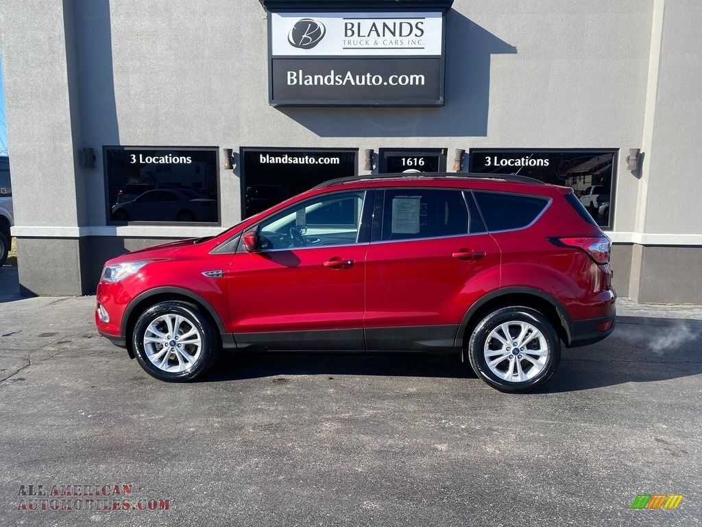 2018 Escape SEL 4WD - Ruby Red / Charcoal Black photo #1