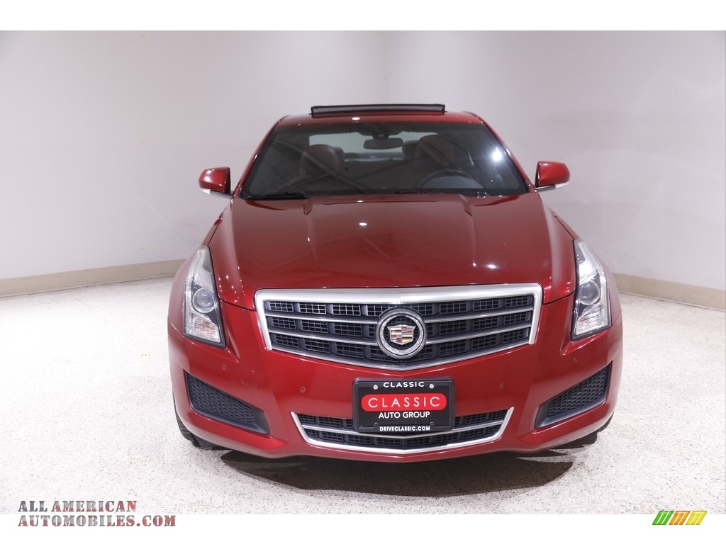 2014 ATS 2.0L Turbo AWD - Red Obsession Tintcoat / Morello Red/Jet Black photo #2