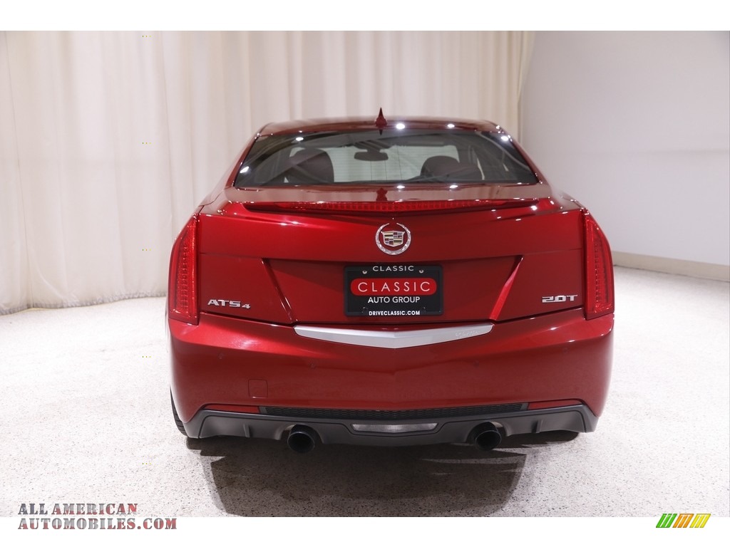 2014 ATS 2.0L Turbo AWD - Red Obsession Tintcoat / Morello Red/Jet Black photo #18