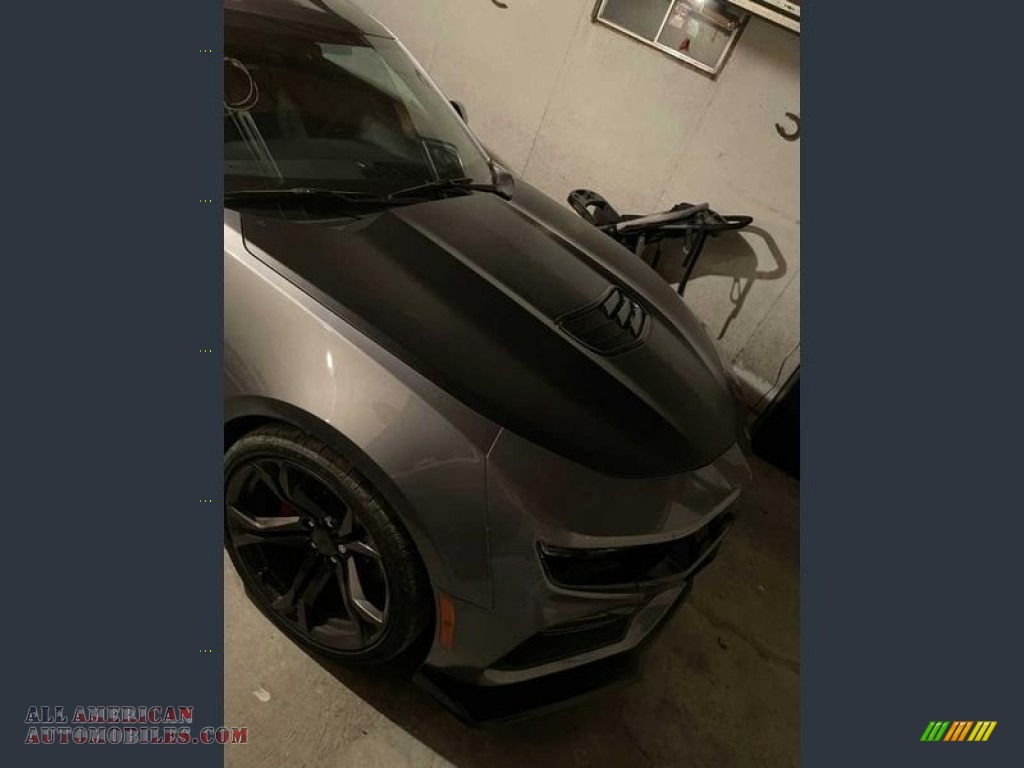 2019 Camaro SS Coupe - Satin Steel Gray Metallic / Jet Black photo #3