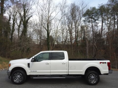 White Platinum 2018 Ford F350 Super Duty Lariat Crew Cab 4x4
