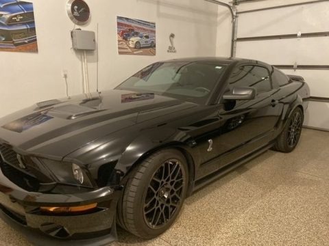 Black 2008 Ford Mustang Shelby GT Coupe