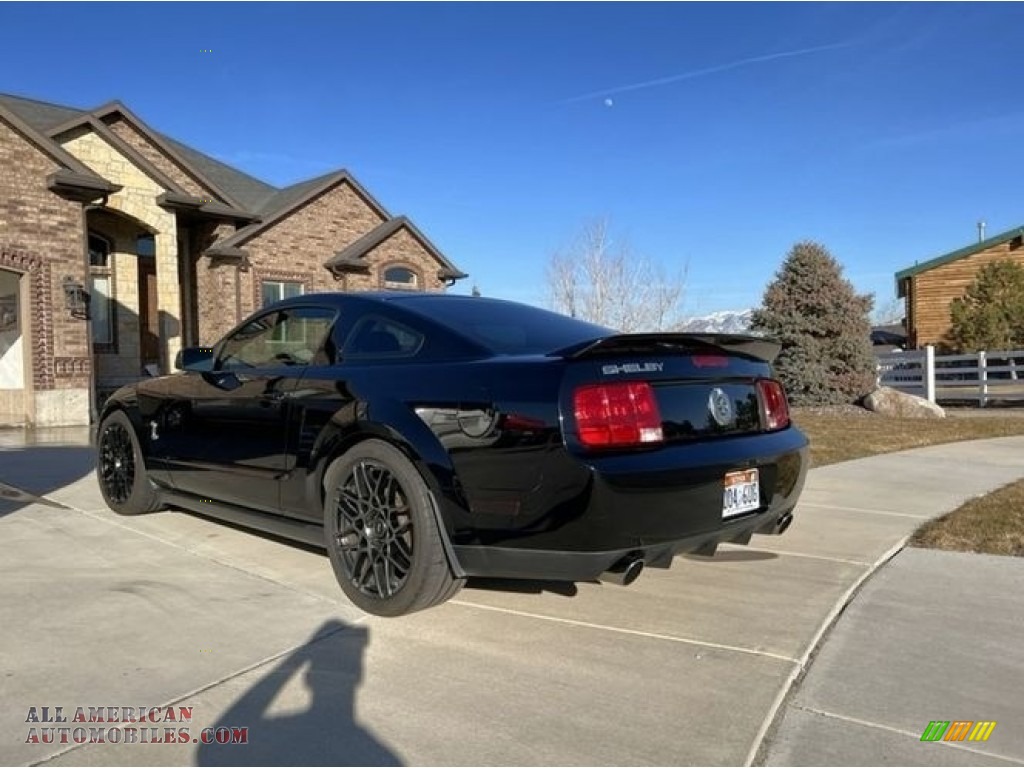 2008 Mustang Shelby GT Coupe - Black / Dark Charcoal photo #2