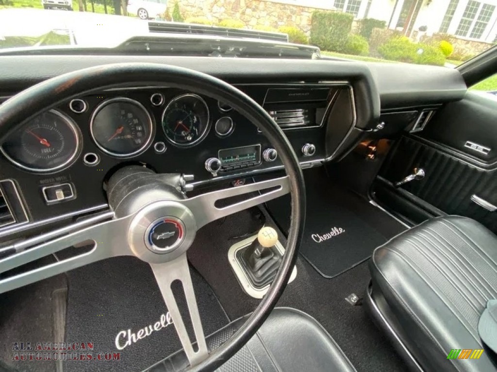 1970 Chevelle SS 454 Coupe - Tuxedo Black / Black photo #3