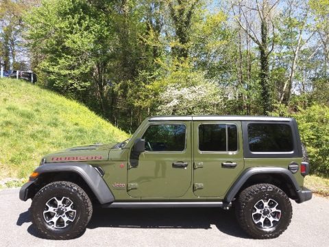 Sarge Green 2021 Jeep Wrangler Unlimited Rubicon 4x4