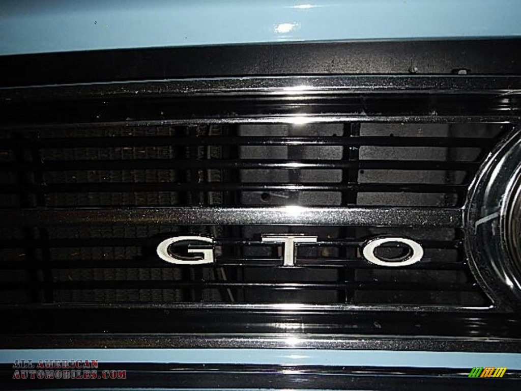 1964 GTO Convertible - Skyline Blue / Dark Blue photo #9