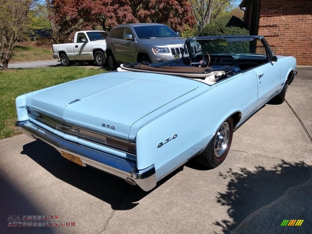 1964 GTO Convertible - Skyline Blue / Dark Blue photo #14