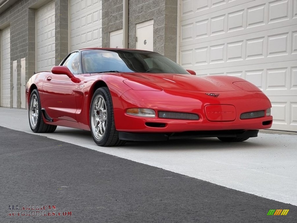 2002 Corvette Z06 - Torch Red / Black photo #1