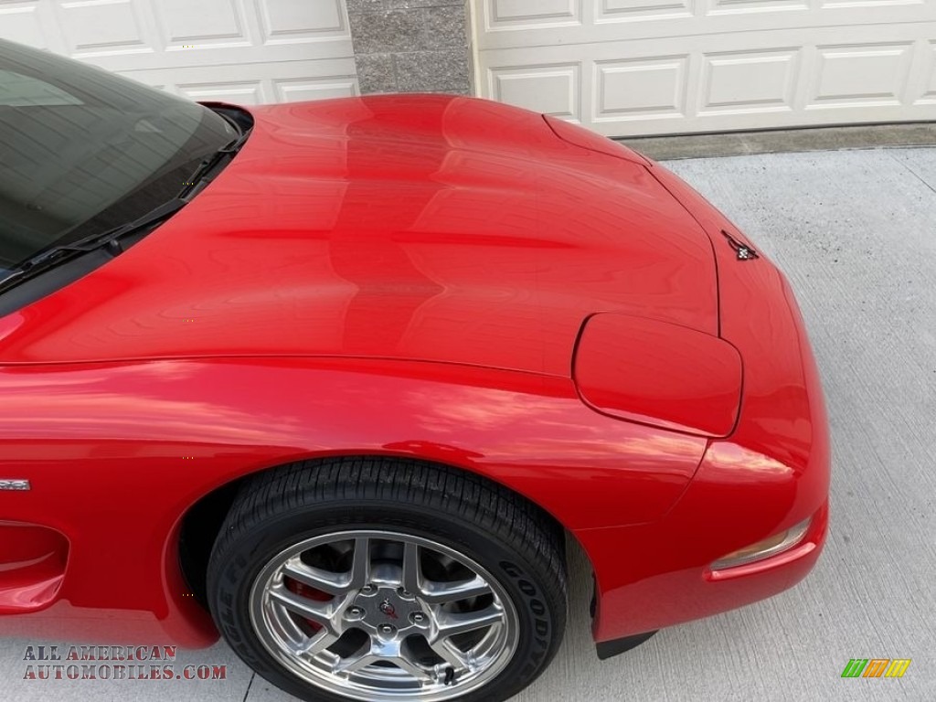 2002 Corvette Z06 - Torch Red / Black photo #14