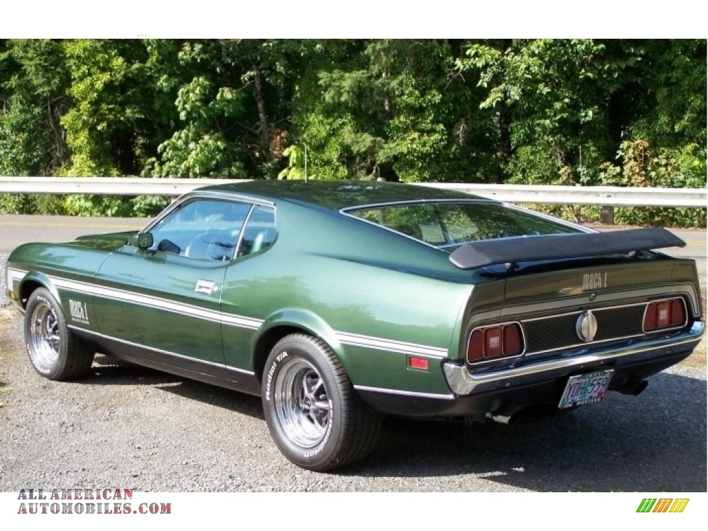 1971 Mustang Mach 1 - Forest Green / Green photo #4