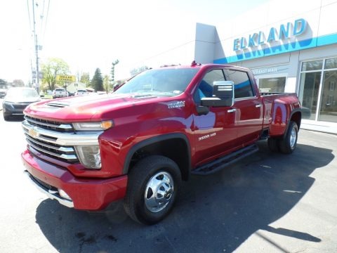 Cherry Red Tintcoat 2022 Chevrolet Silverado 3500HD High Country Crew Cab 4x4