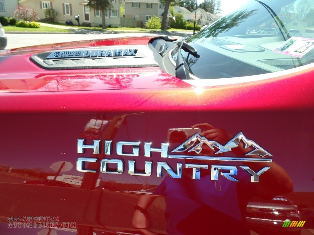 2022 Silverado 3500HD High Country Crew Cab 4x4 - Cherry Red Tintcoat / Jet Black/­Umber photo #19