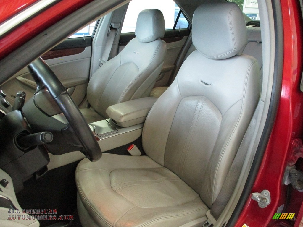 2010 CTS 4 3.0 AWD Sedan - Crystal Red Tintcoat / Light Titanium/Ebony photo #28