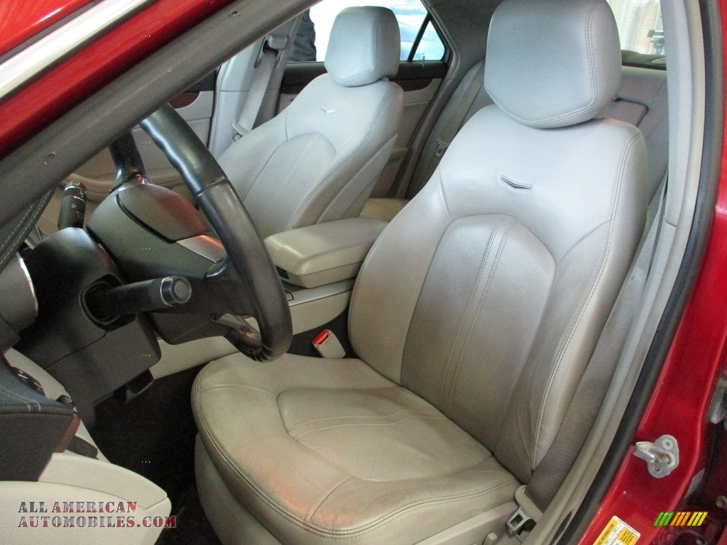 2010 CTS 4 3.0 AWD Sedan - Crystal Red Tintcoat / Light Titanium/Ebony photo #29