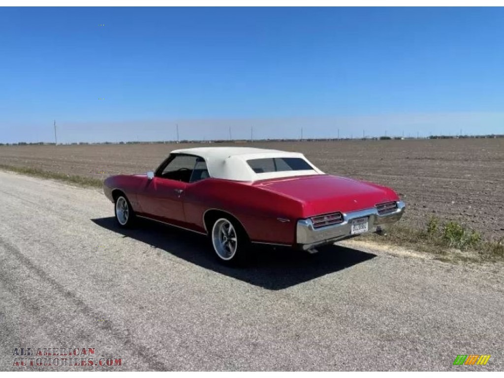 1969 GTO Convertible - Matador Red / Parchment photo #13