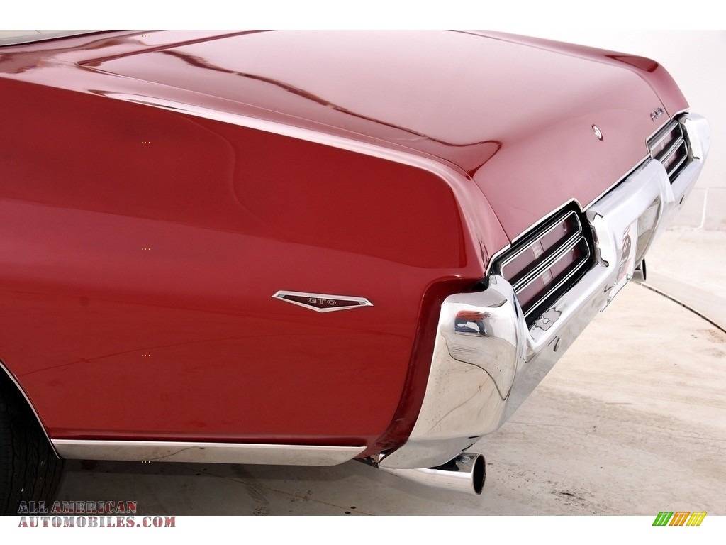 1969 GTO Convertible - Matador Red / Parchment photo #20