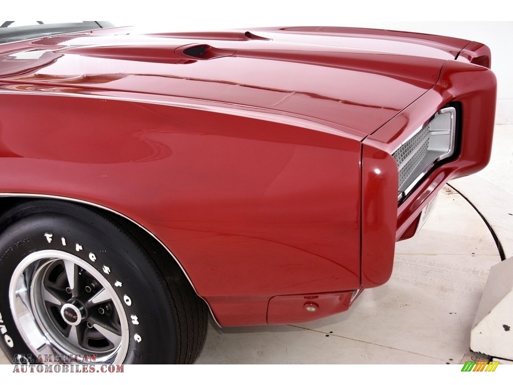 1969 GTO Convertible - Matador Red / Parchment photo #28