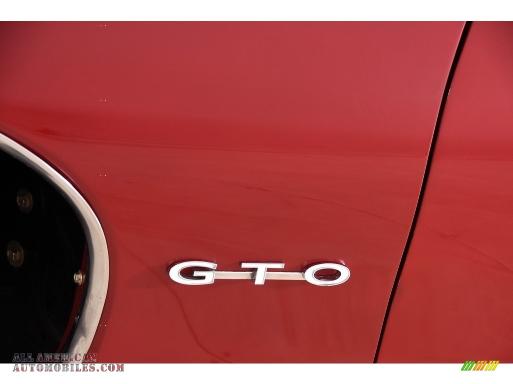 1969 GTO Convertible - Matador Red / Parchment photo #29
