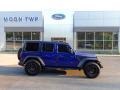 Jeep Wrangler Unlimited Altitude 4x4 Ocean Blue Metallic photo #1