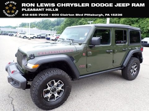 Sarge Green 2022 Jeep Wrangler Unlimited Rubicon 4x4