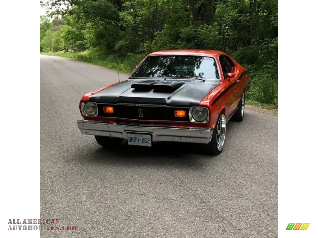 1975 Duster  - Spitfire Orange / Black photo #10