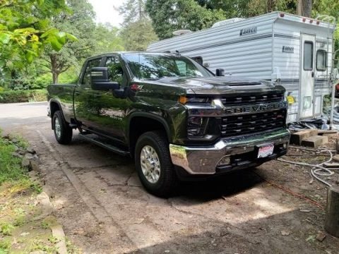 Greenstone Metallic 2022 Chevrolet Silverado 3500HD LT Crew Cab 4x4