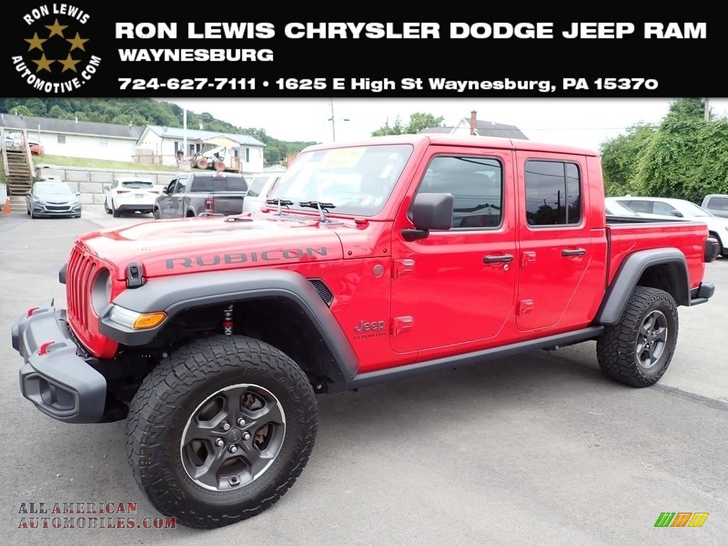 2020 Jeep Gladiator Rubicon 4x4 in Firecracker Red photo #13 - 101344