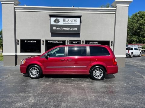 Deep Cherry Red Crystal Pearl 2013 Chrysler Town & Country Touring - L